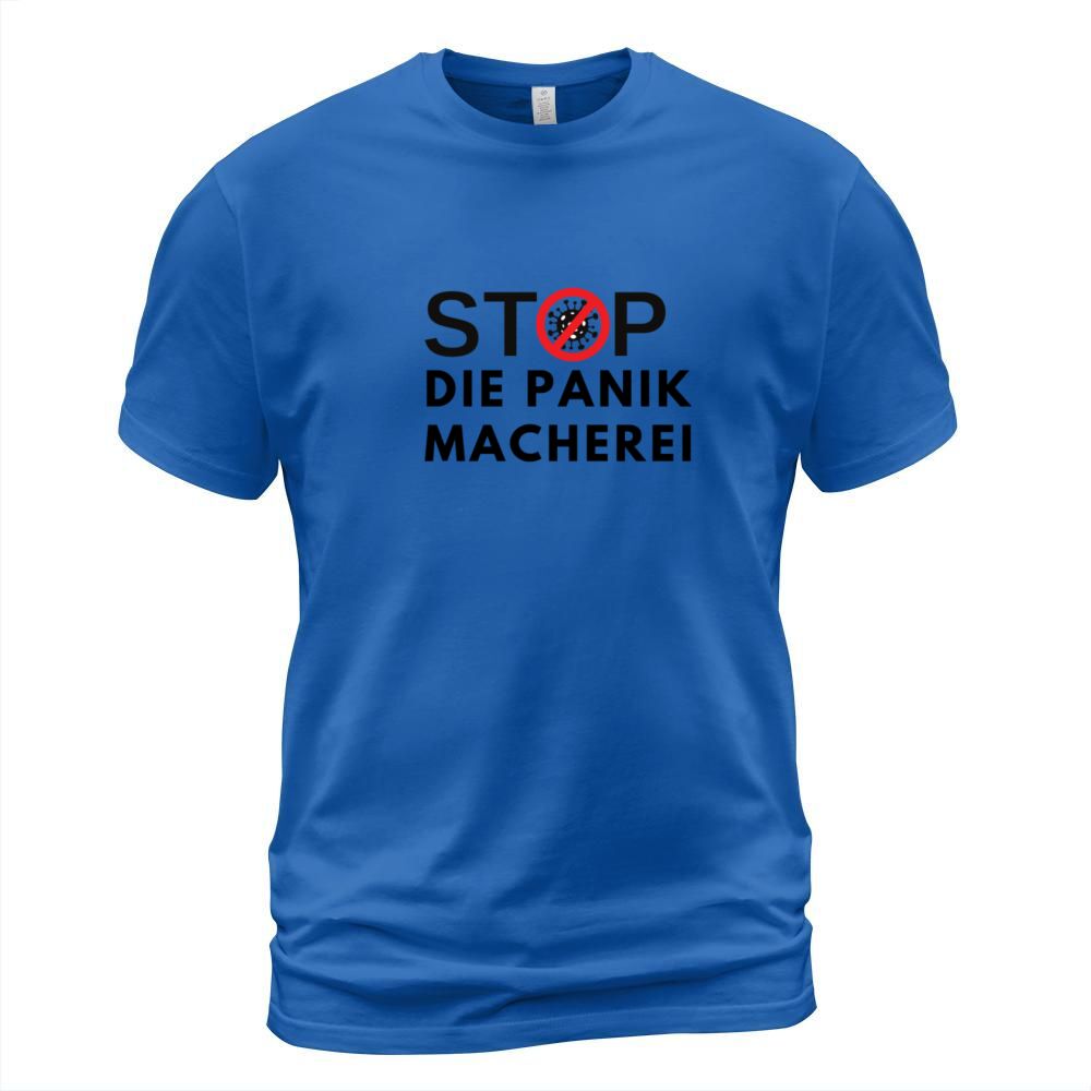 Stop die Panikmacherei german corona 2020 2021 Men's T-Shirt
