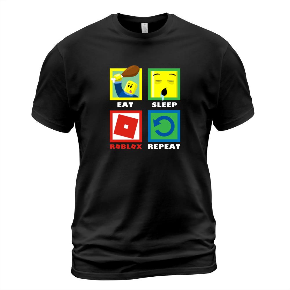 Roblox Funny Eat Sleep Repeat T-Shirt Unisex