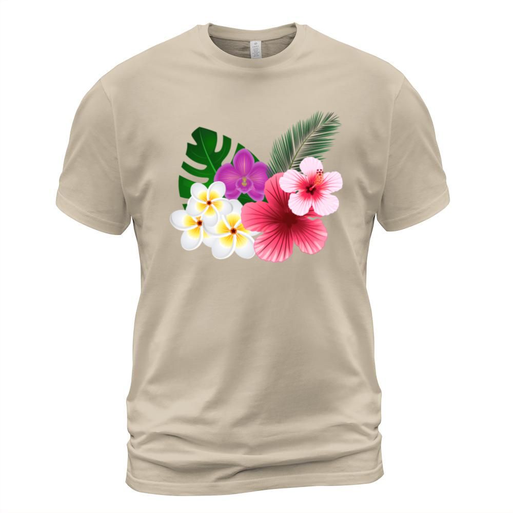 Tropical flowers and blossoms Men's T-Shirt