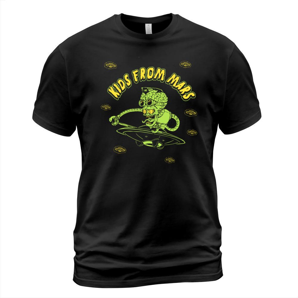 Horror Art Mars Alien Psychobilly Lowbrow Art Men's T-Shirt