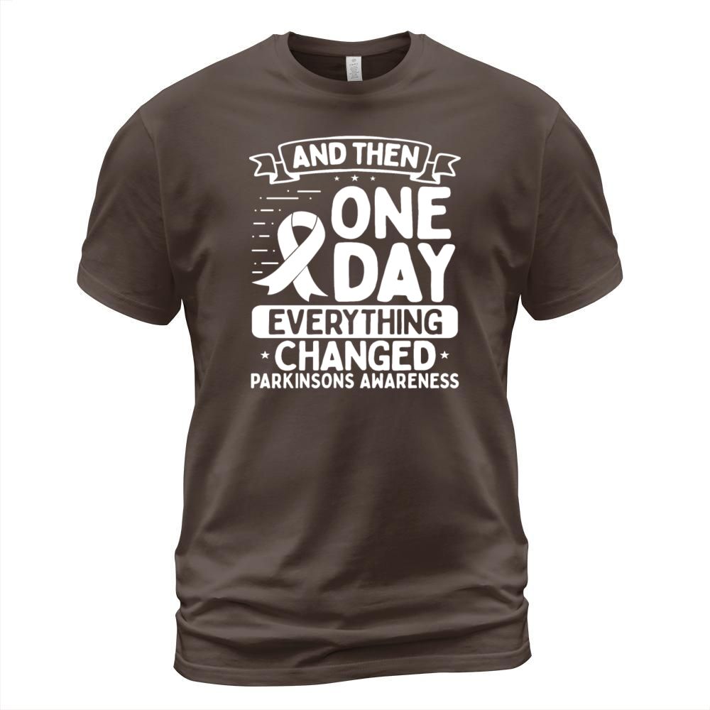 Parkinsons Awareness Warrior Survivor Ribbon T-Shirt Unisex