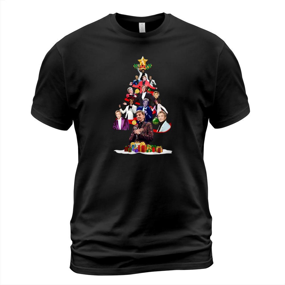 Barry Manilow Christmas Tree shirt and sweater - Classic Ladies Tee T-Shirt Unisex
