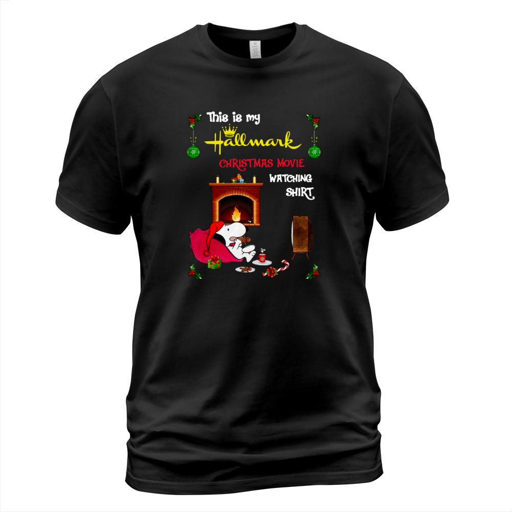 Snoopy This is my Hallmark Christmas movie watching shirt - Sweat Shirt T-Shirt Unisex