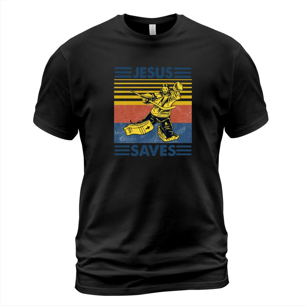 Hockey Jesus Saves Vintage shirt T-Shirt Unisex