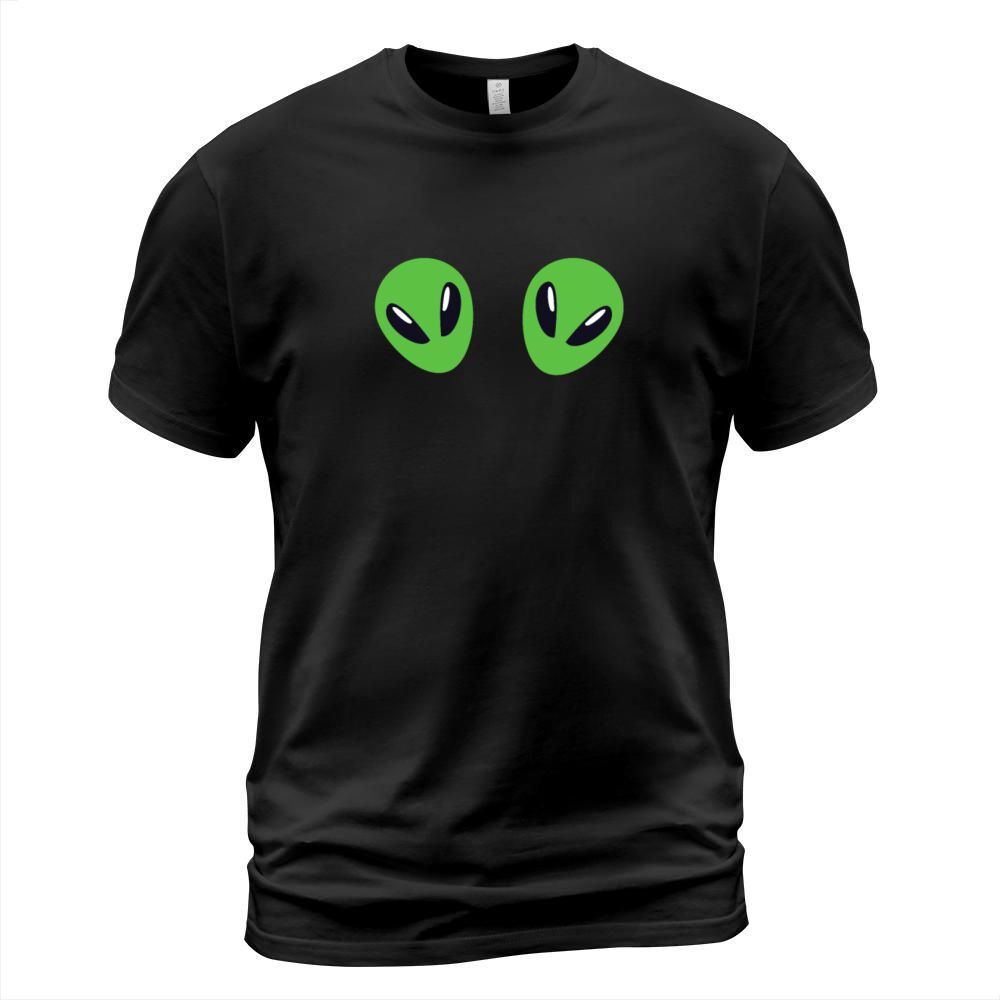 Alien Heads Shirt Colorful Rave Ufo Shirt Believe Men's T-Shirt