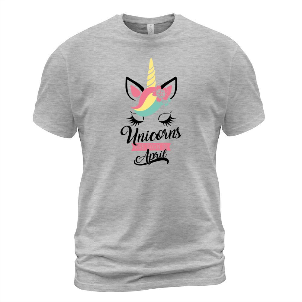 unicorns are born in april Men's T-Shirt
