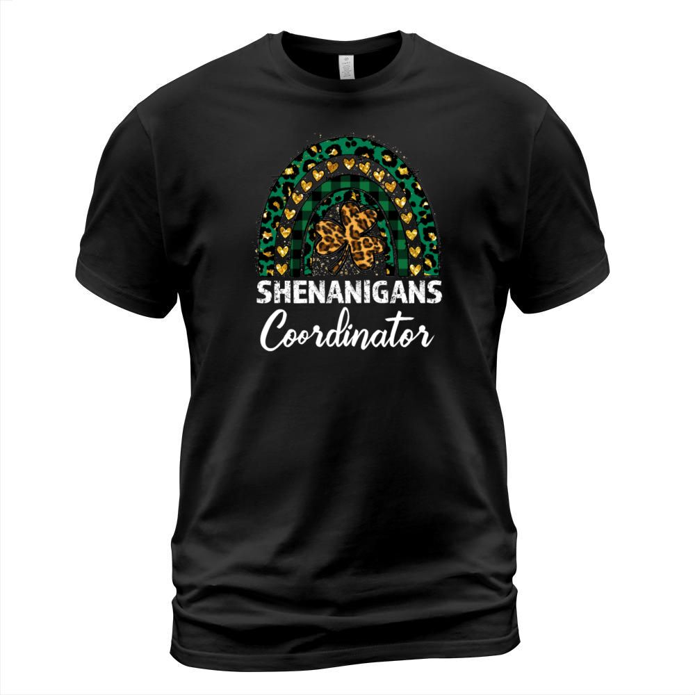 Shenanigans Coordinator Rainbow St Patricks Day Te T-Shirt Unisex