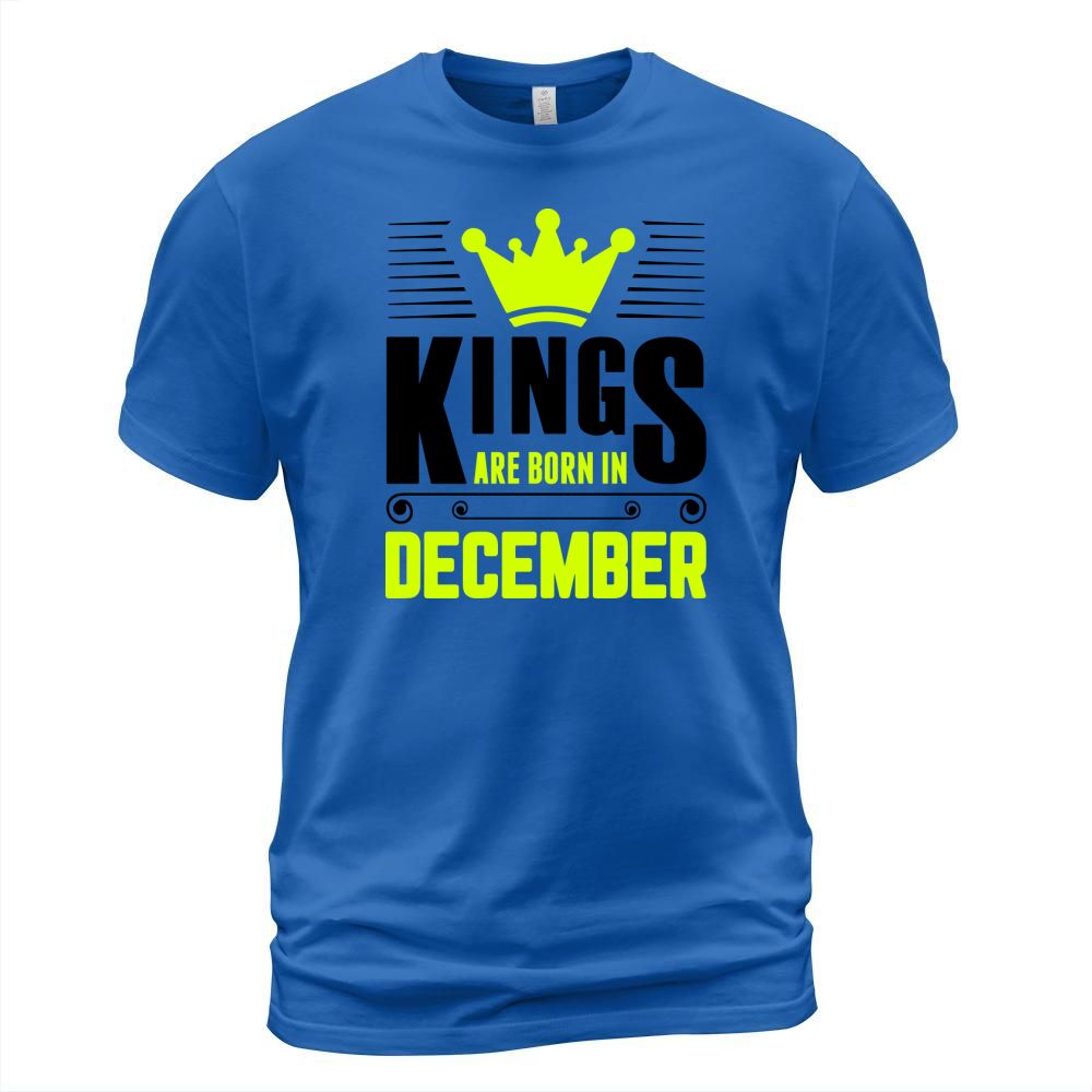 Kings Are Born In December Men's T-Shirt