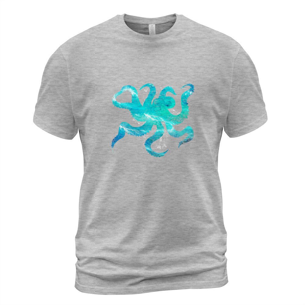 Octopus watercolor Men's T-Shirt