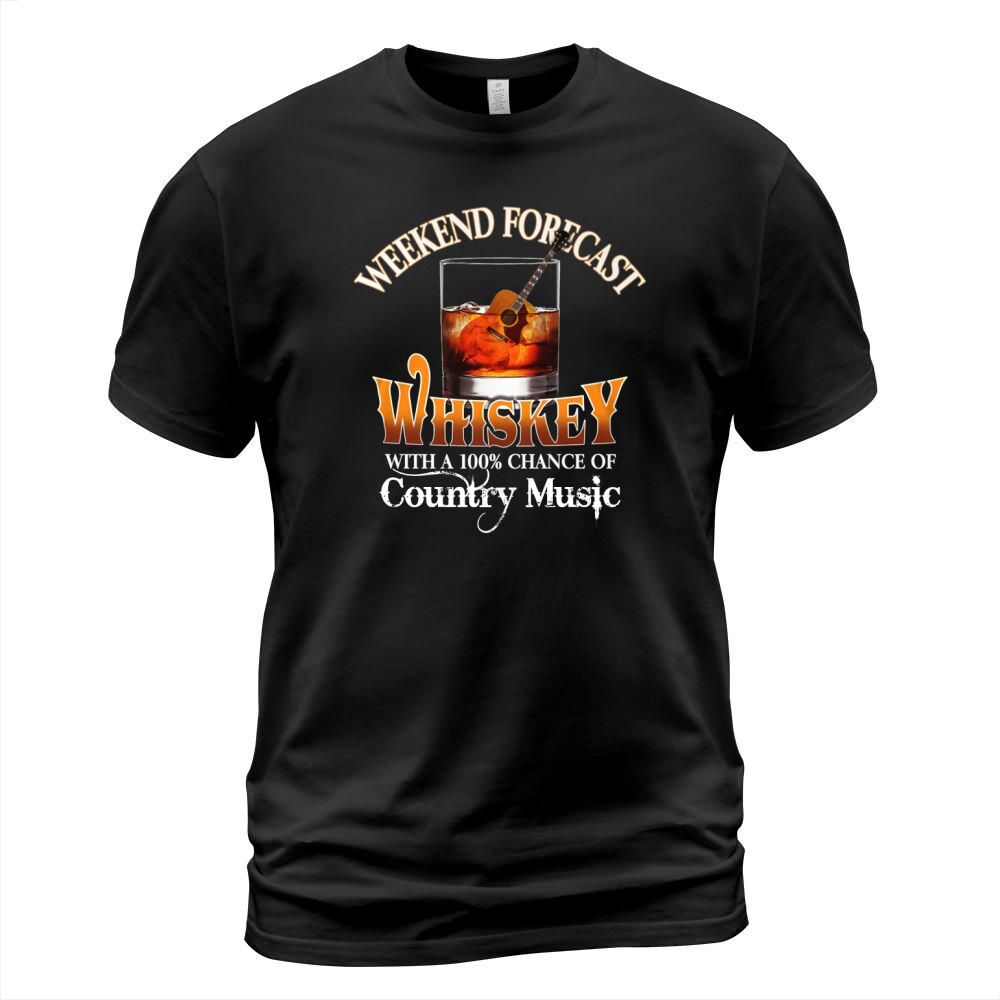 Whiskey and Country - Music T-Shirt Unisex