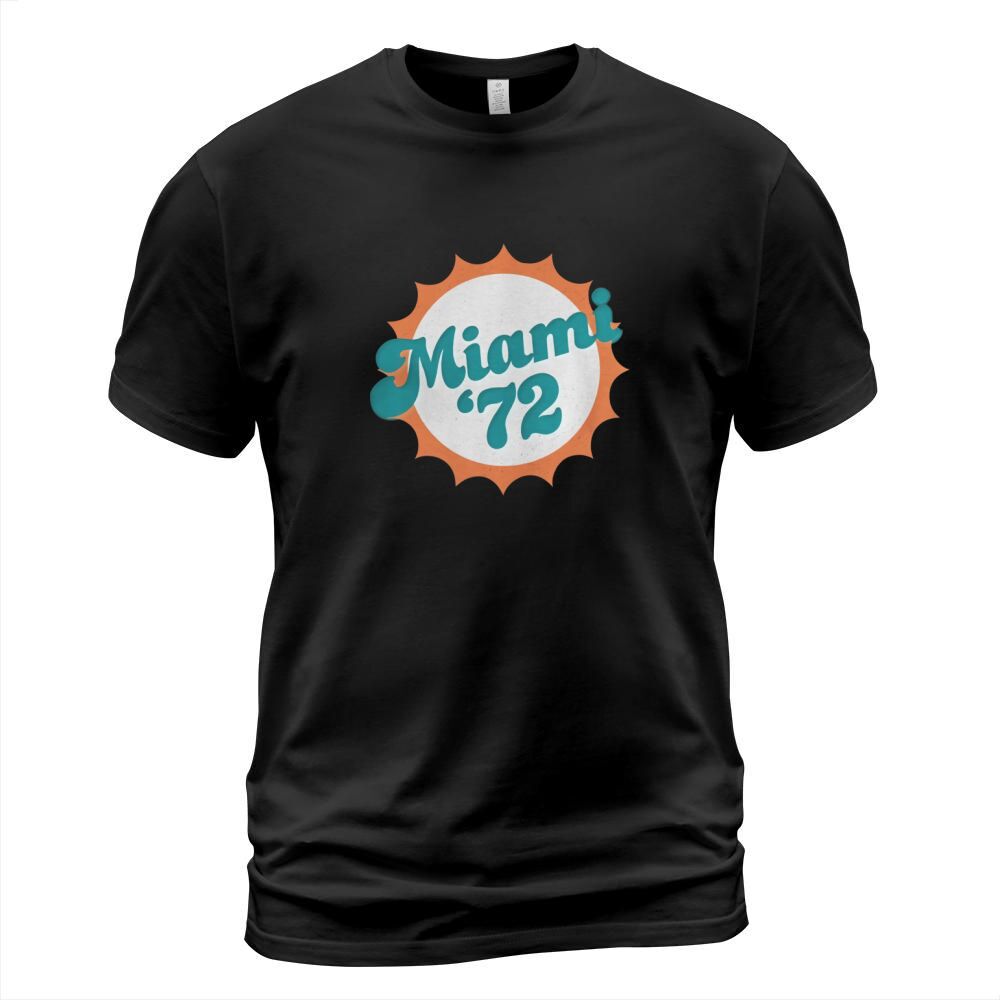 Miami 1972 Shirt Undefeated Sports Vintage Tee T-Shirt Unisex