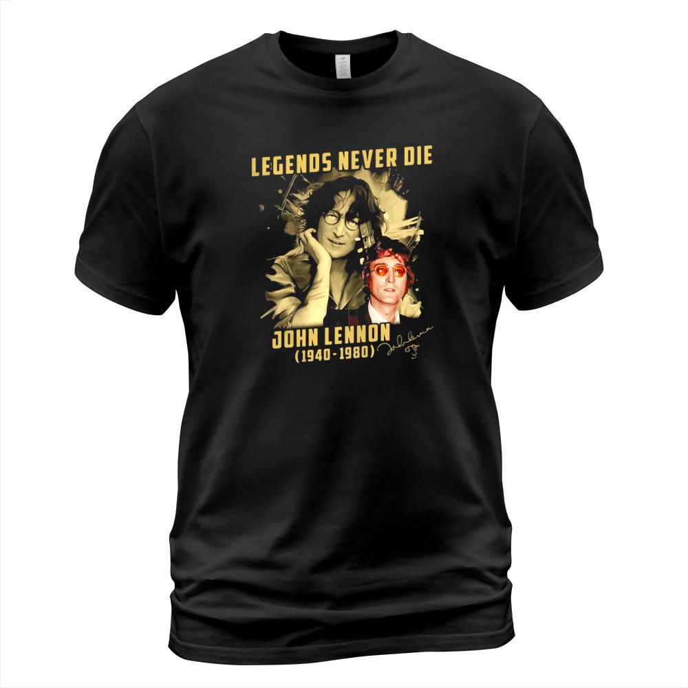 Legends never die John Lennon 1940-1980 signature shirt T-Shirt Unisex