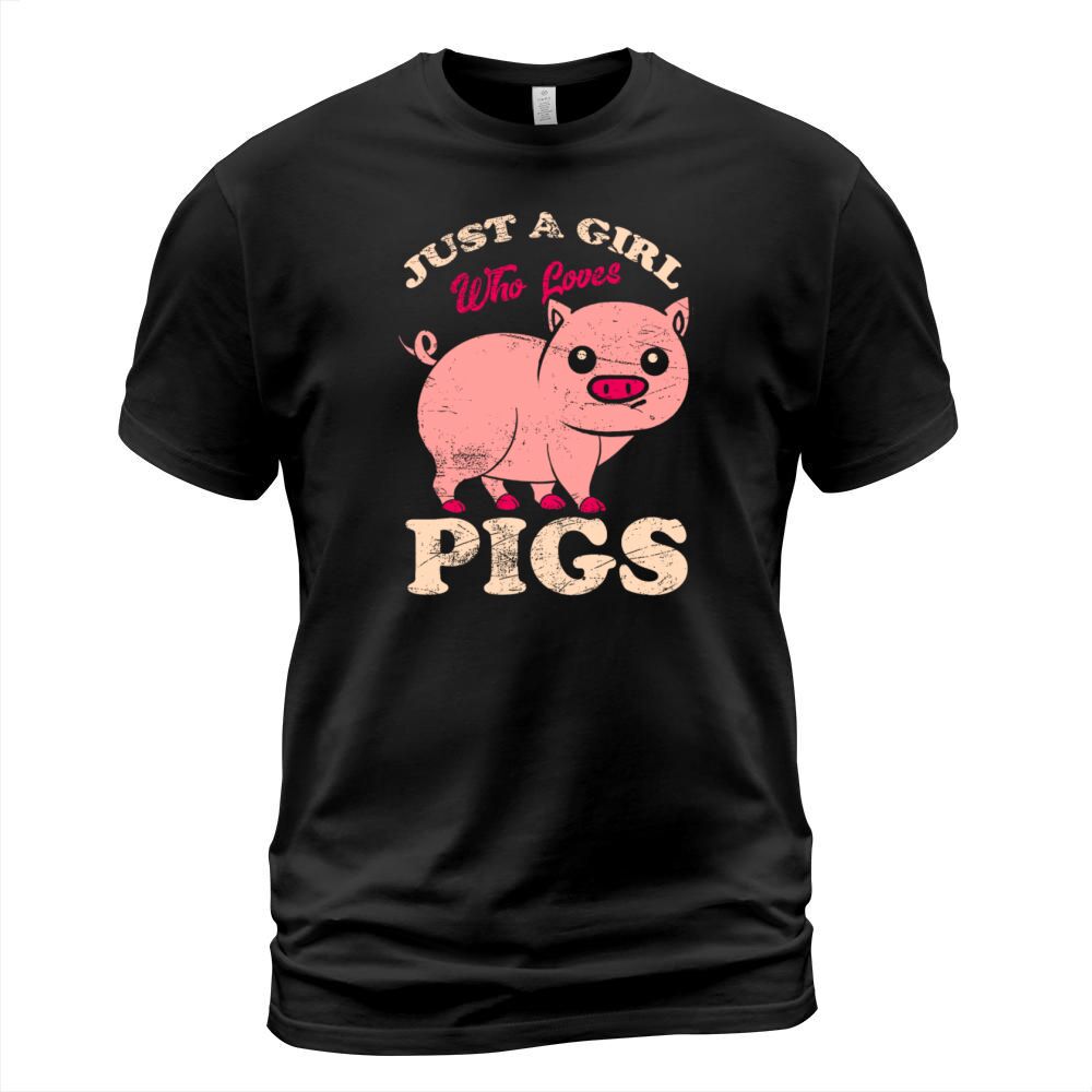 Just A Girl Who Loves Pigs Men's T-Shirt