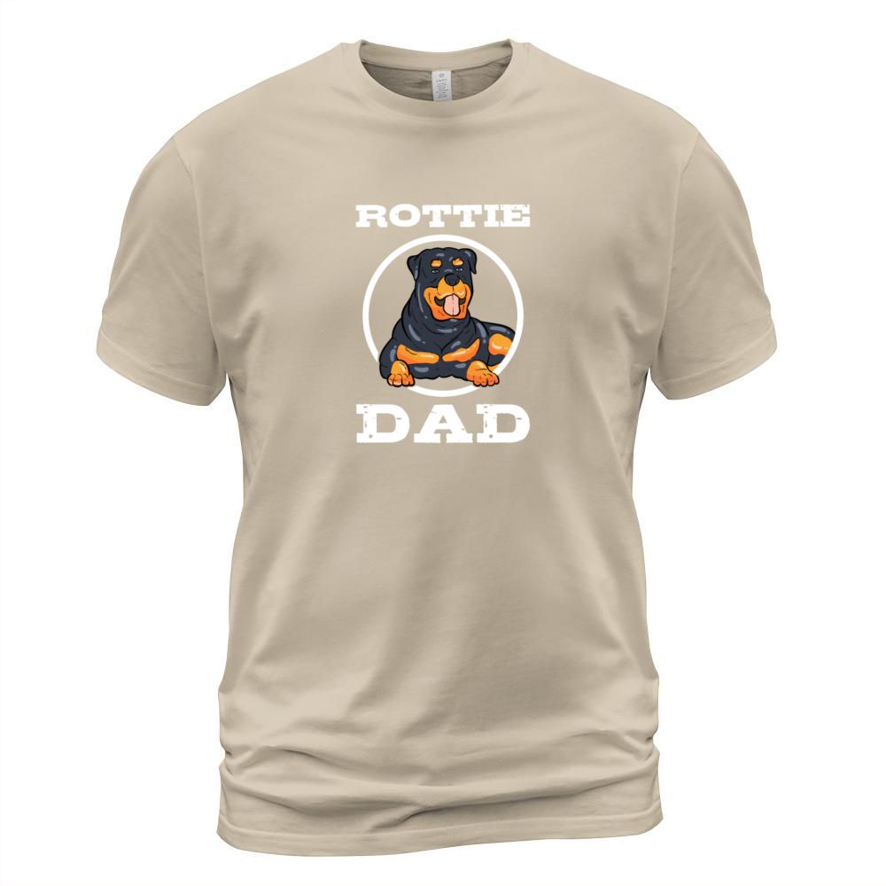 Rottie Dad Rottweiler Dog Owner Animal Father Gift Men's T-Shirt