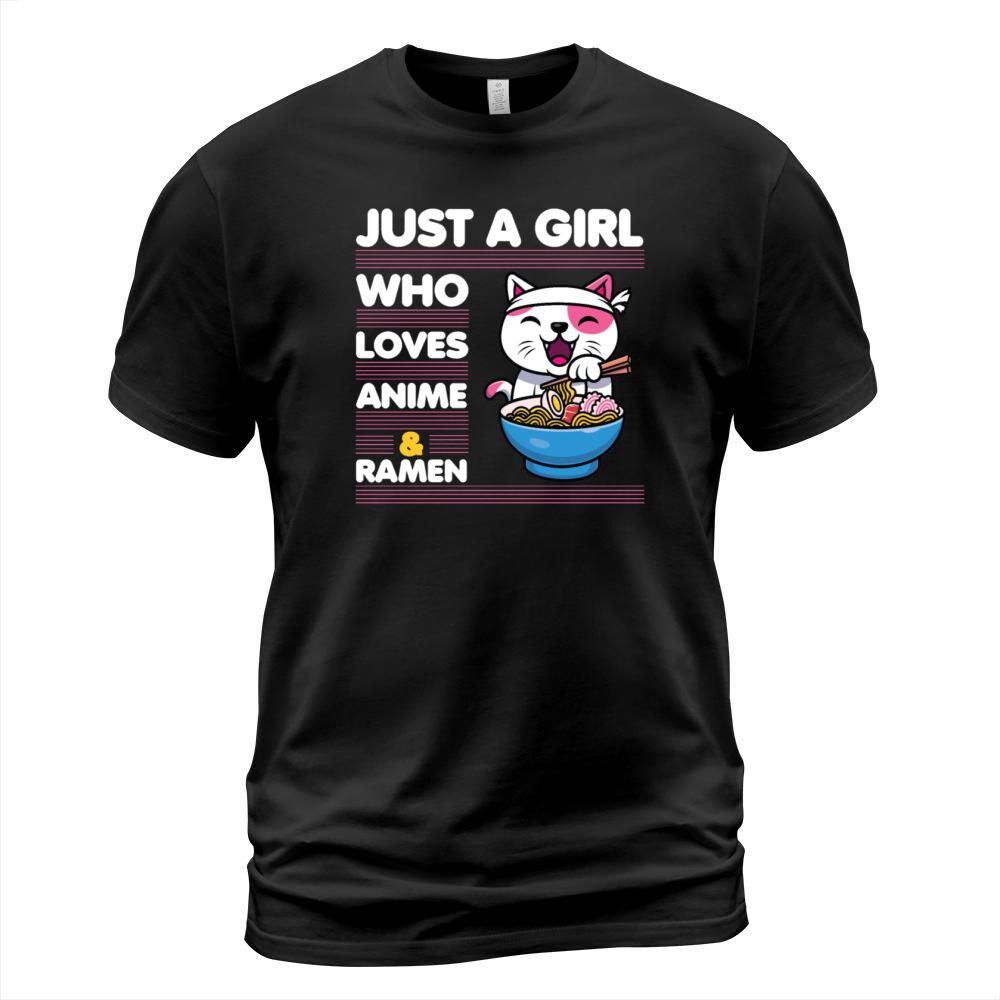 Just A Girl Who Loves Anime Ramen Men's T-Shirt