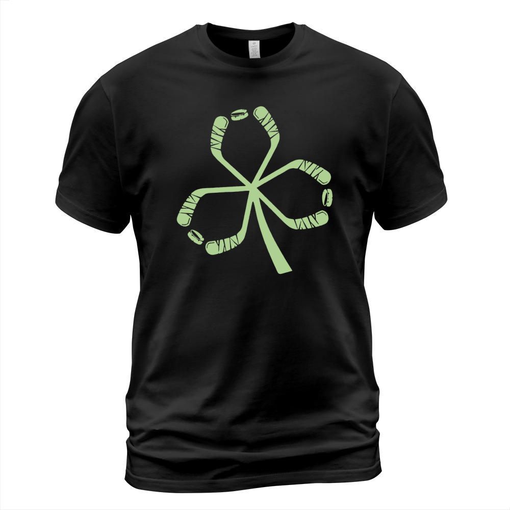 Hockey Shamrock Irish Sports St. Patrick's Day Men's T-Shirt
