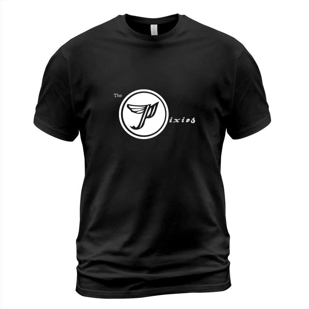 Pixies Band Logo Art White Wings T-Shirt Unisex