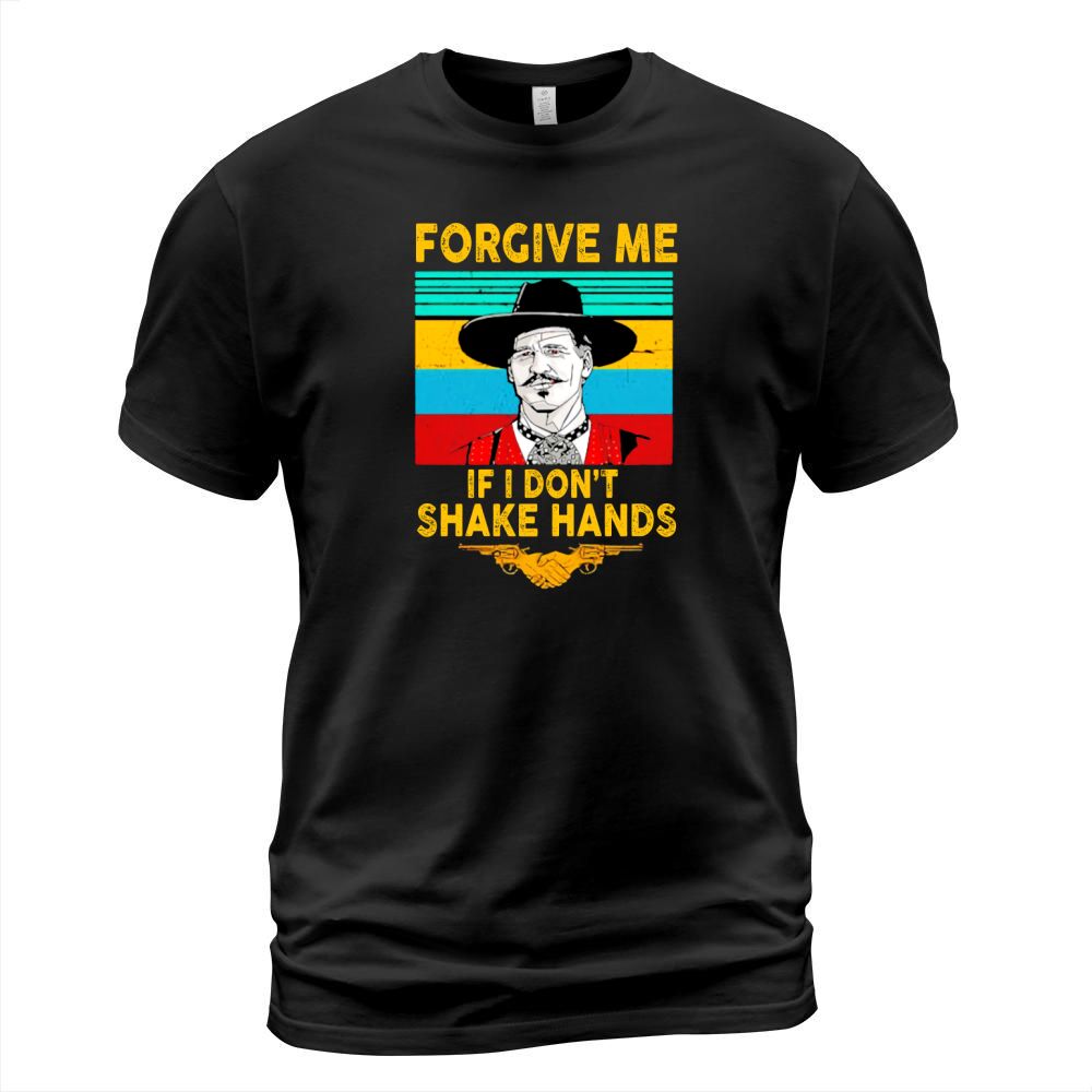 Tombstone Doc Holliday Forgive me if I don’t shake hands vintage shirt - Baby Onesie T-Shirt Unisex