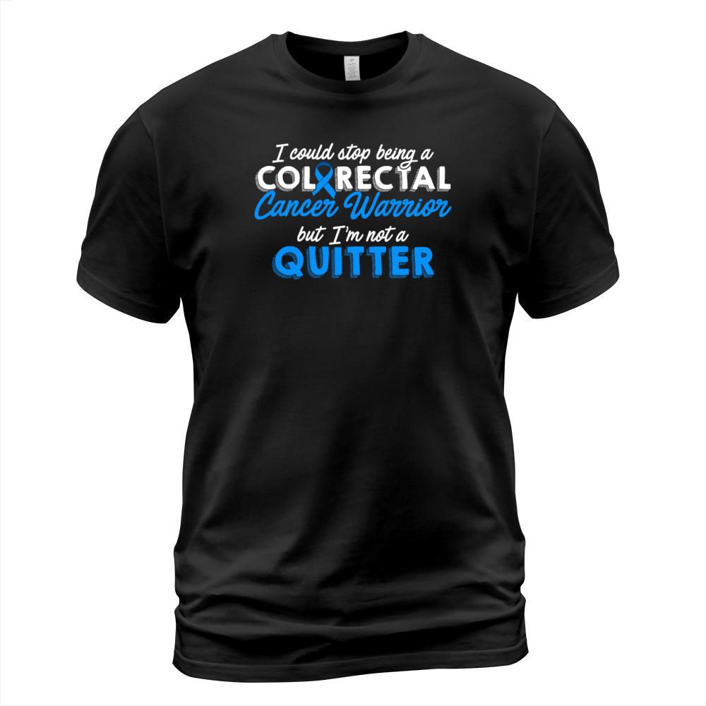 Colorectal Cancer Survivor Quitter CRC Warrior Men's T-Shirt