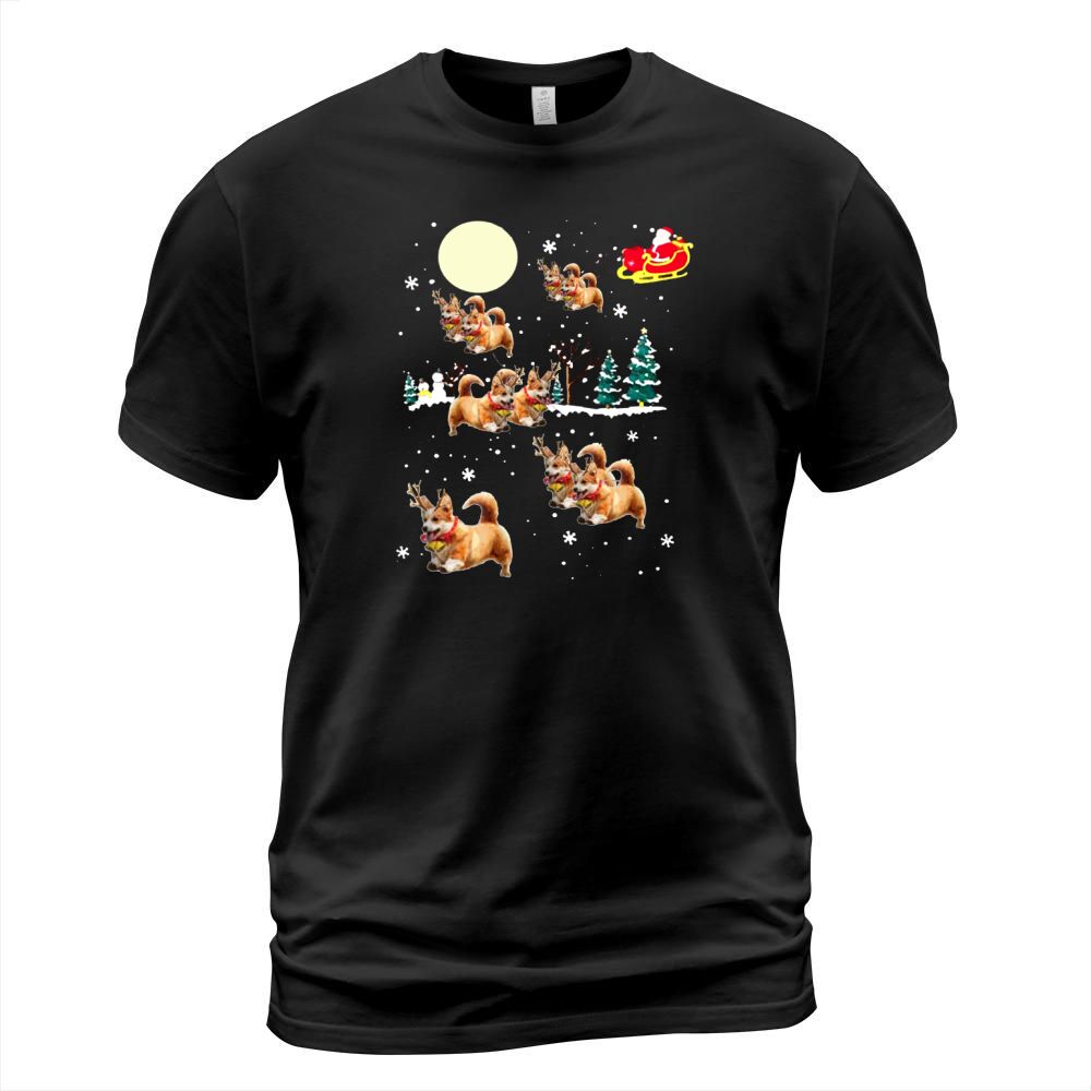 Corgi Christmas T-Shirt Unisex