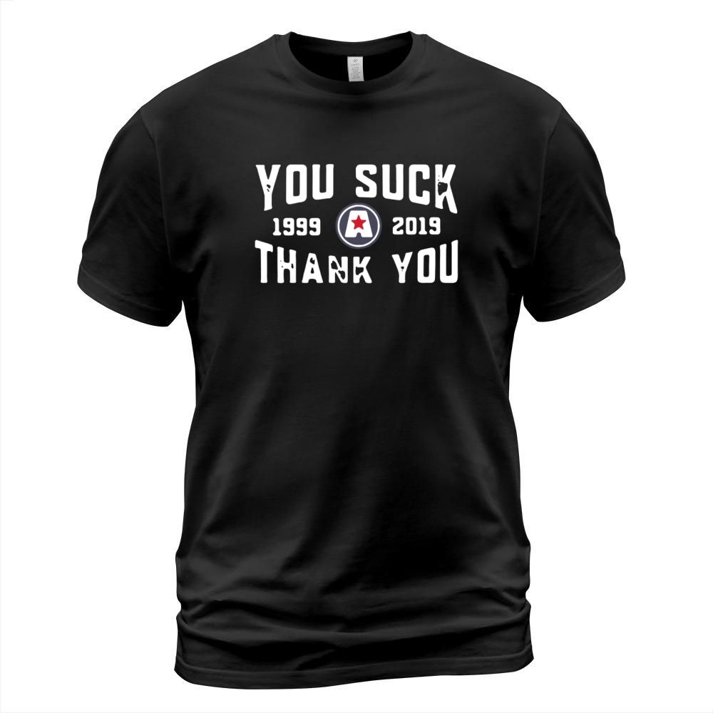 Kurt Angle You Suck Thank You 1999-2019 shirt T-Shirt Unisex