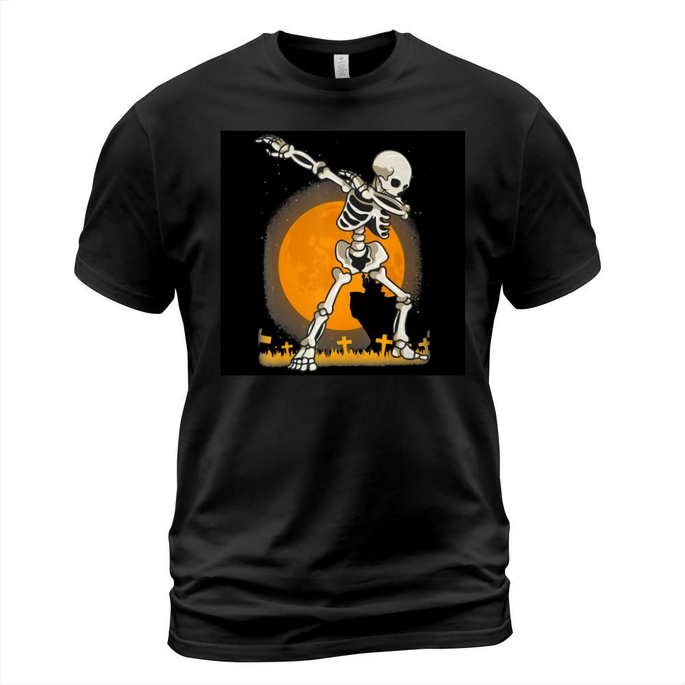 Dabbing Skeleton - Pillow T-Shirt Unisex