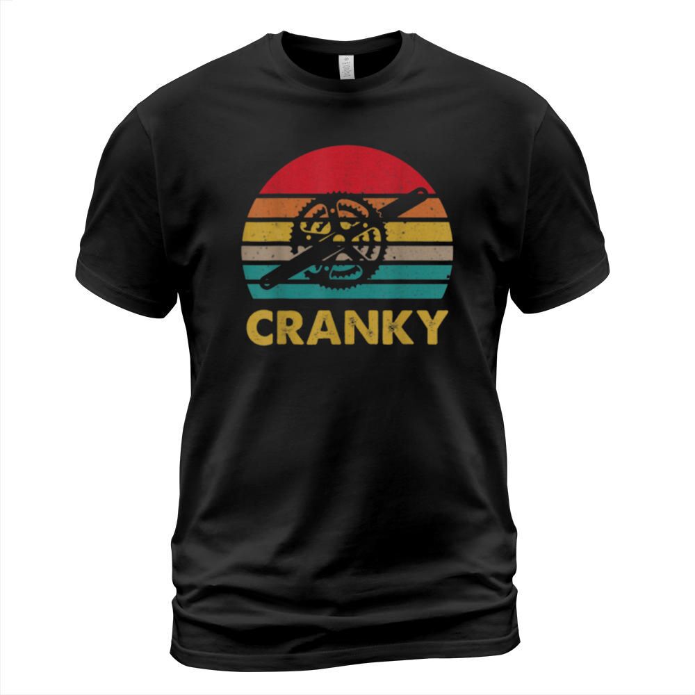 Retro Vintage Bicycle Cranky Cycling Lovers shirt T-Shirt Unisex