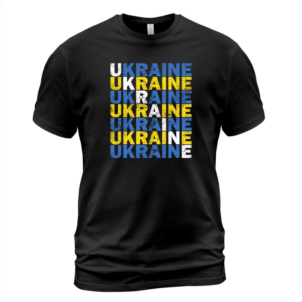Ukraine Vintage Flag Shirt Ukrainian Gifts T-Shirt Unisex