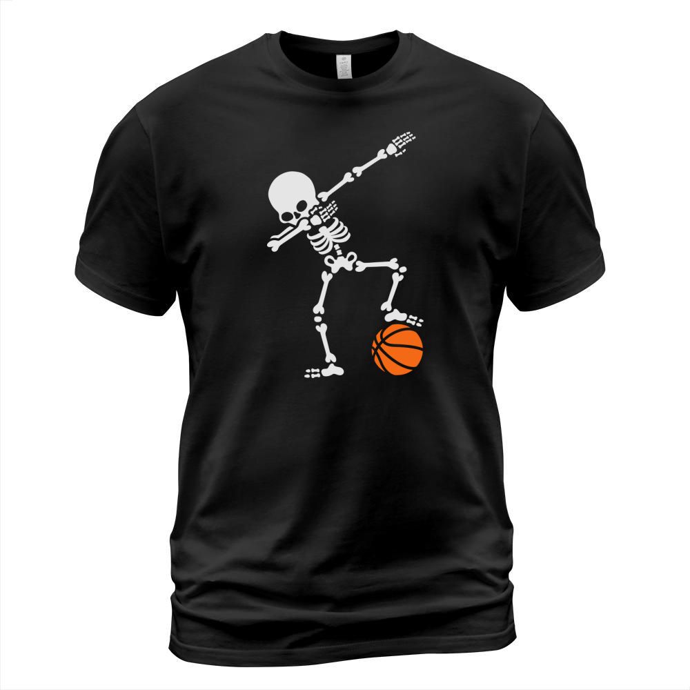 Dab dabbing skeleton football basketball Men's T-Shirt