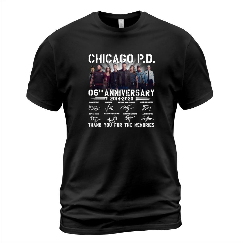 Chicago PD 06th anniversary 20142020 thank you for the memories signatures T-Shirt Unisex