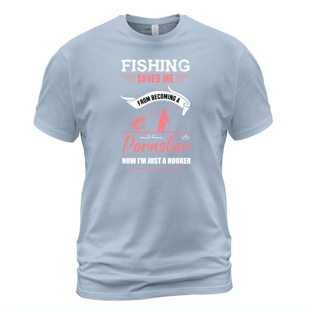 Fishing Fisherman Pornstar Hooker Angler Gift Men's T-Shirt