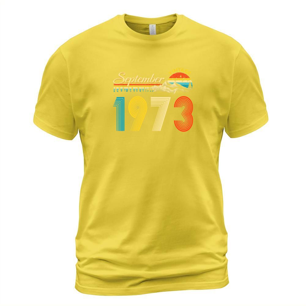 September 1973 T-Shirt Vintage 49th Birthday Gift Men's T-Shirt