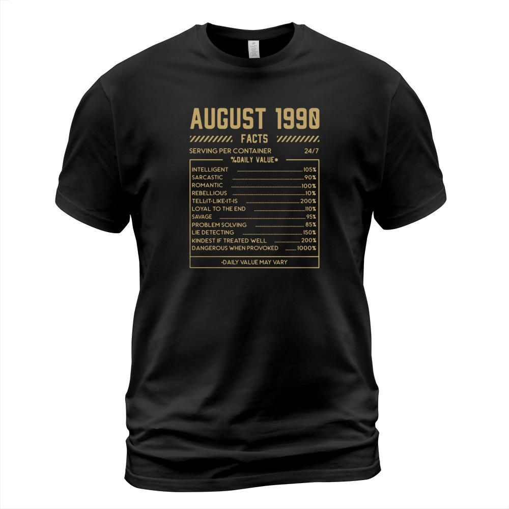 Fact August 1990 T-Shirt Unisex