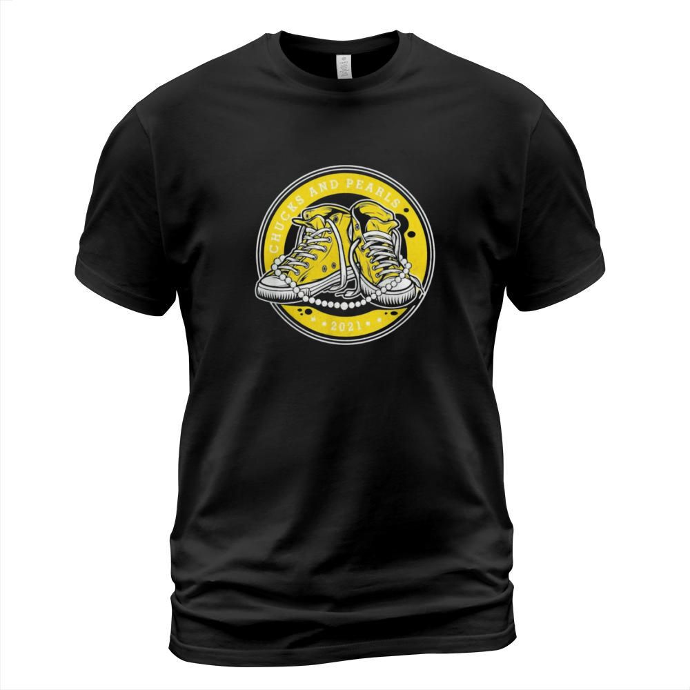 Yellow Circle Chucks And Pearls 2021 T-Shirt Unisex