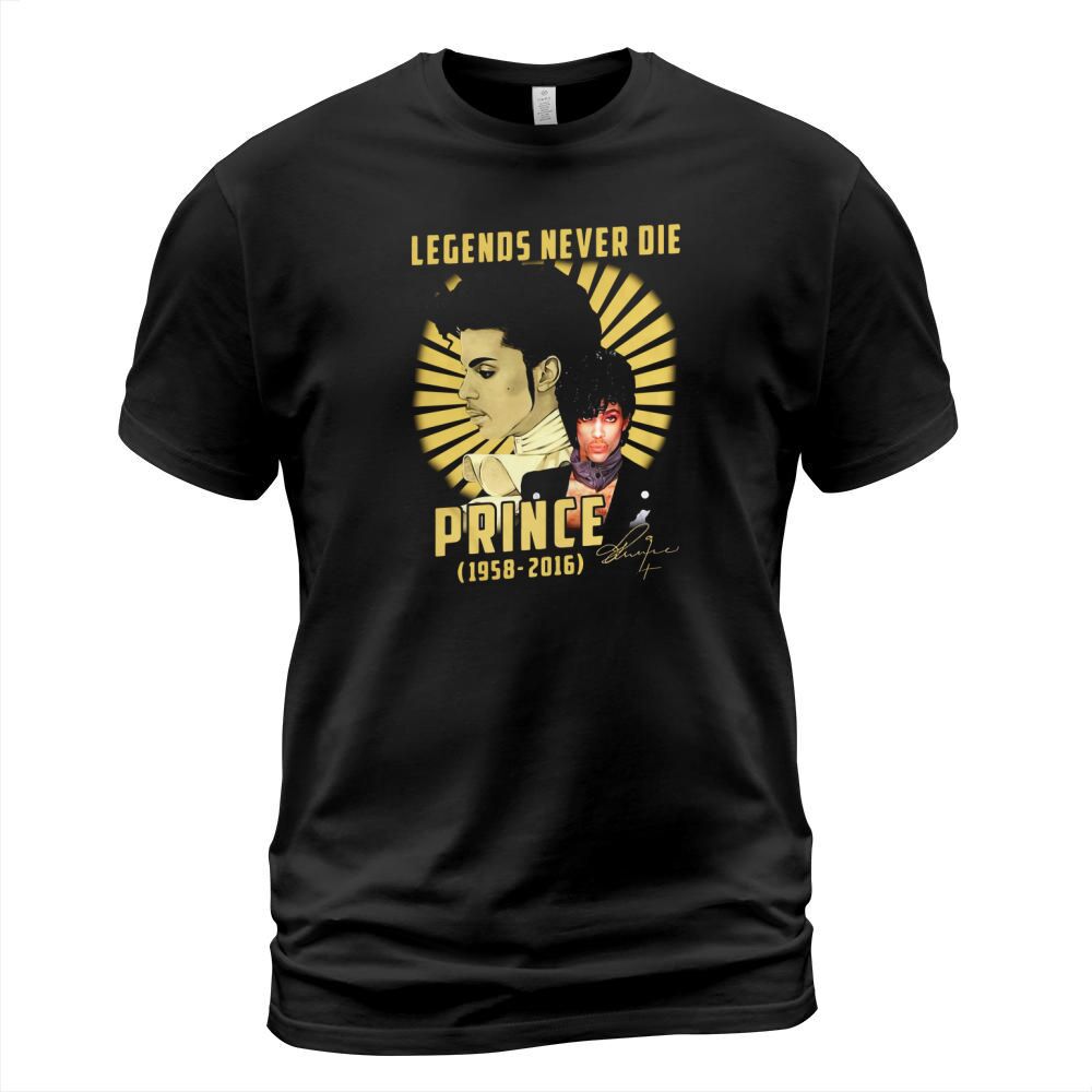 Legends never die Prince 1958-2016 signature shirt T-Shirt Unisex