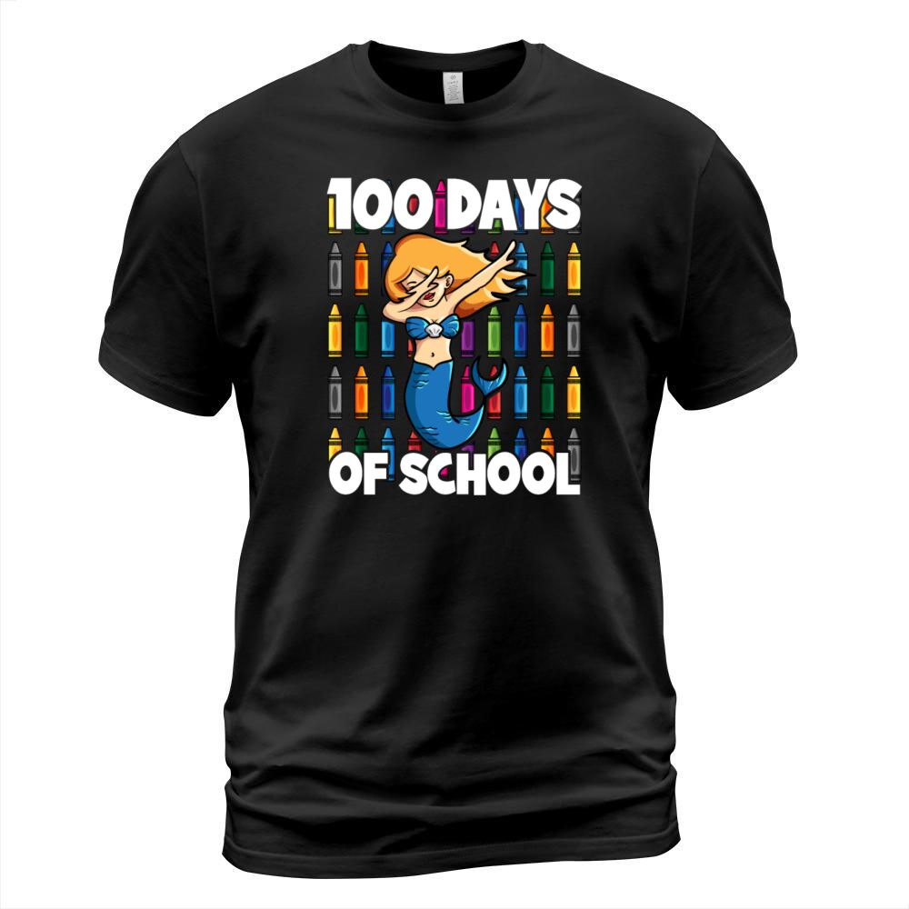 100 Days of School Dabbing Underwater Mermaid Men's T-Shirt