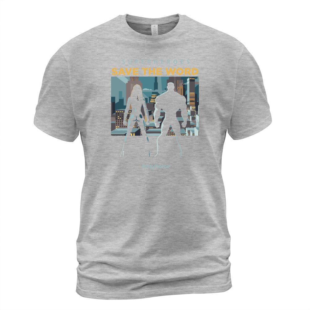 stay home save world Men's T-Shirt