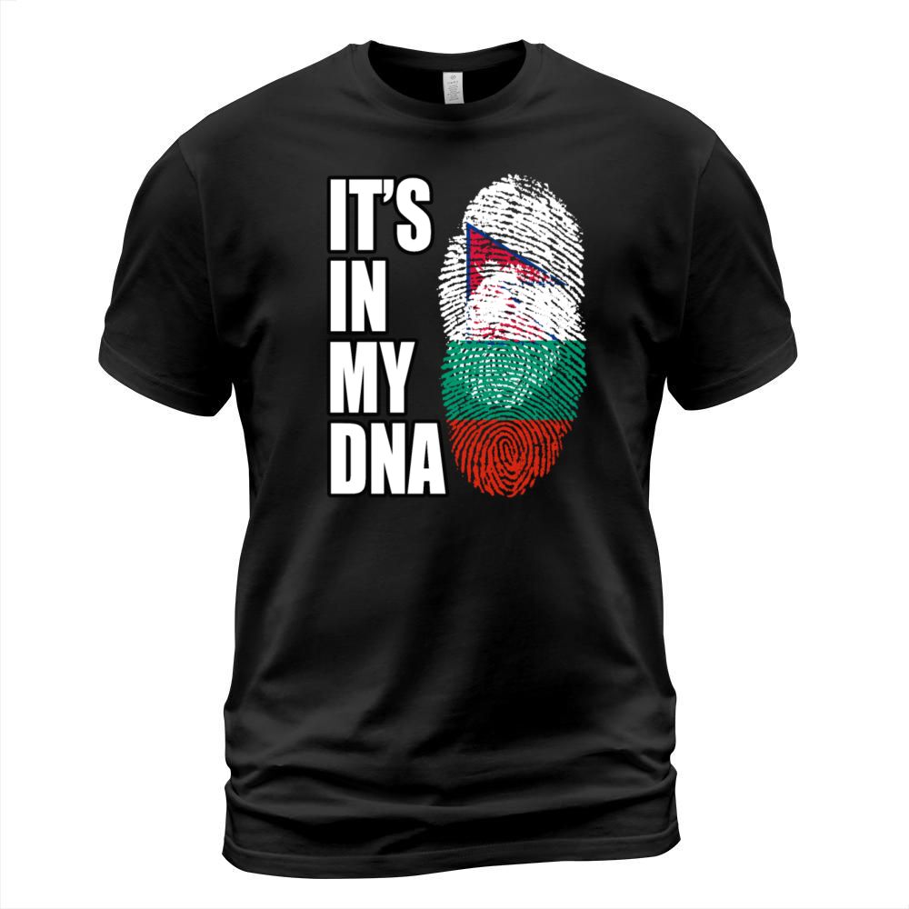 Bulgarian And Nepalese Mix DNA Flag Heritage Men's T-Shirt