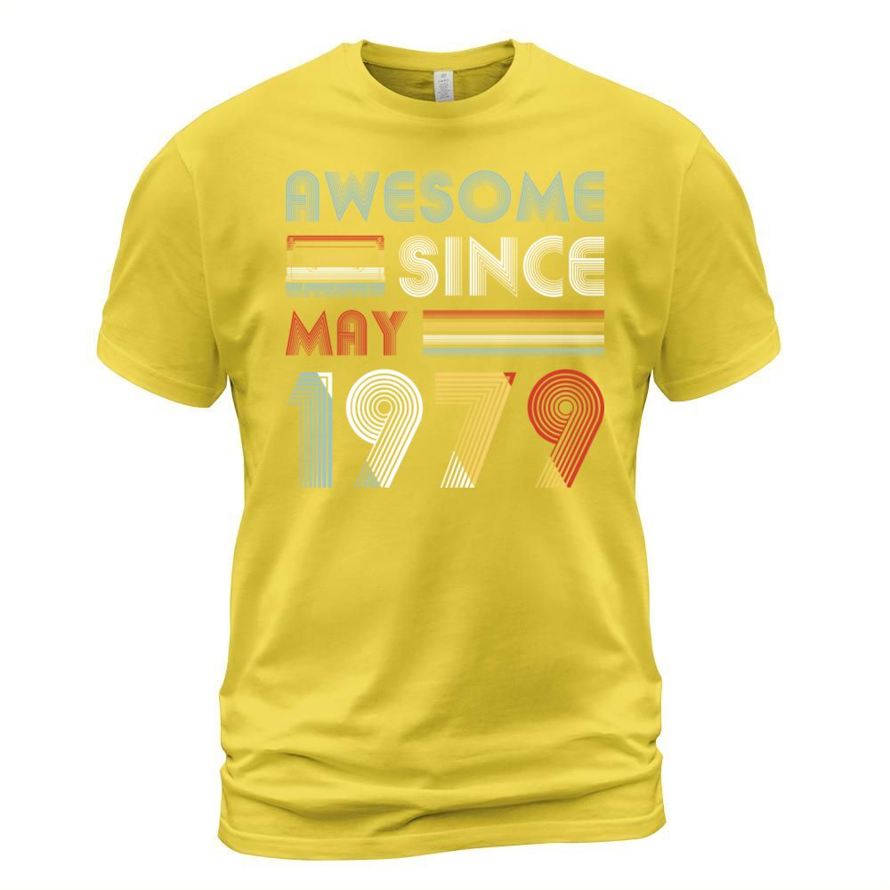 Vintage Awesome Since May 1979 40th Birthday Men's T-Shirt