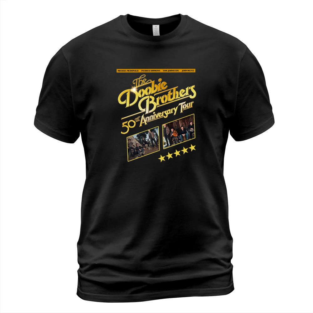 The Doobie Brothers 50th Anniversary Tour T-Shirt Unisex