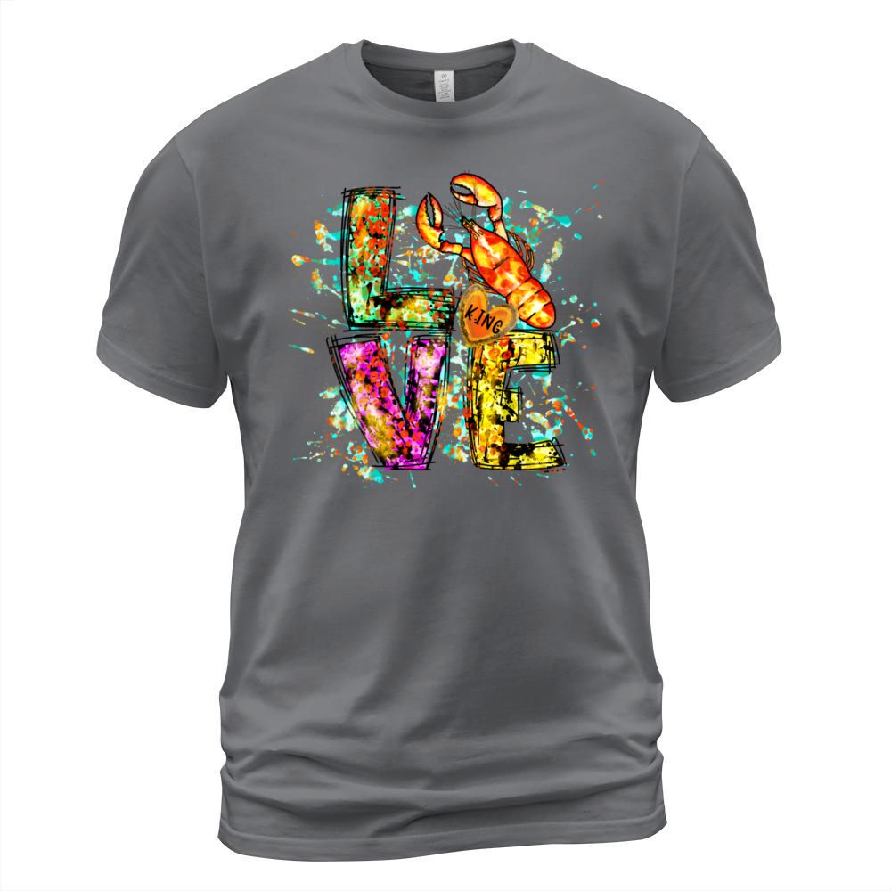 Love Crawfish King Leopard Look Men's T-Shirt