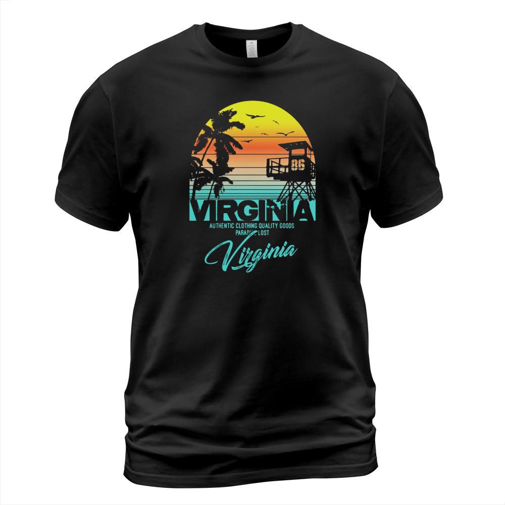 Vintage style Virginia beach shirt T-Shirt Unisex