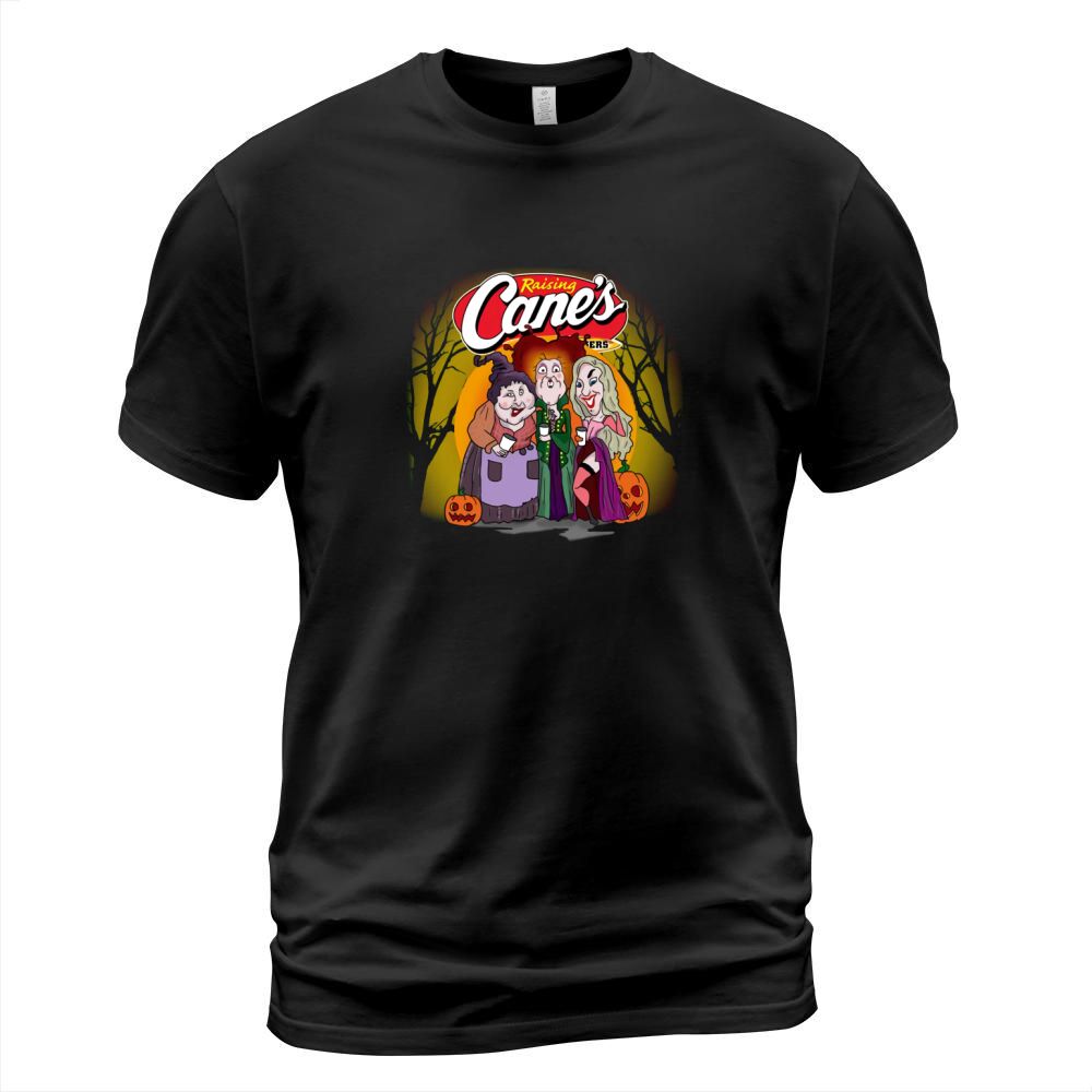 Hocus Pocus Sanderson Sisters Raising Canes Chicken Fingers Halloween Pumpkin T-Shirt Unisex