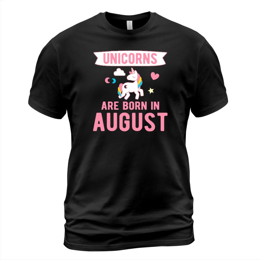 Unicorns are Born in August Men's T-Shirt