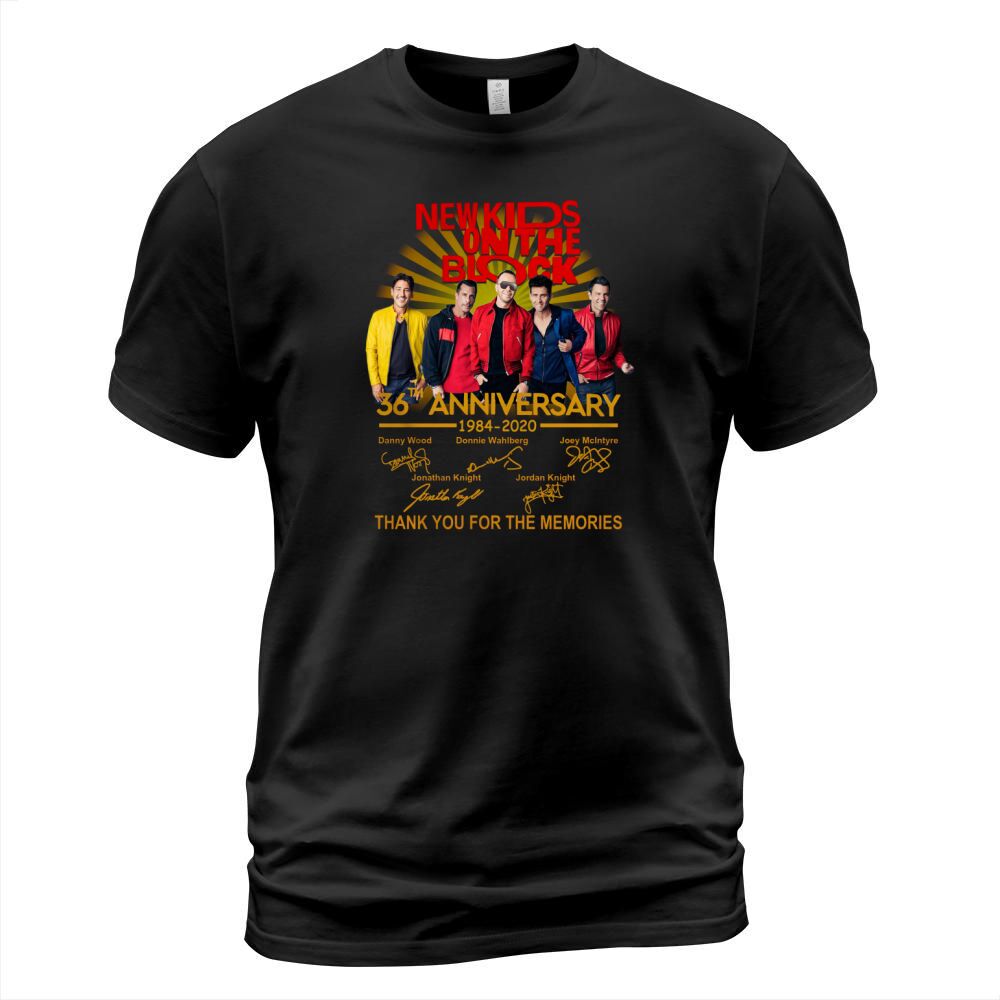 New Kids on the Block 36th anniversary 1984 2020 all signature shirt T-Shirt Unisex