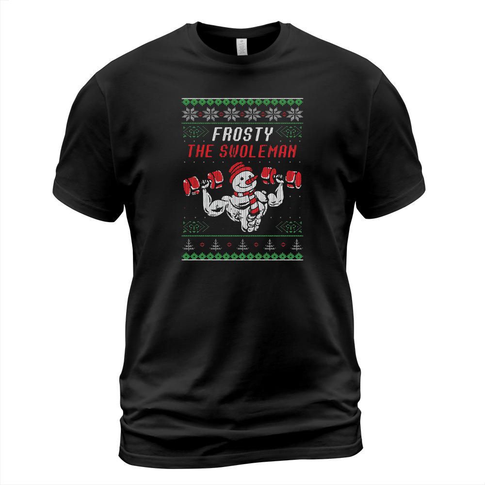 Frosty The Swoleman Ugly Christmas T-Shirt Unisex