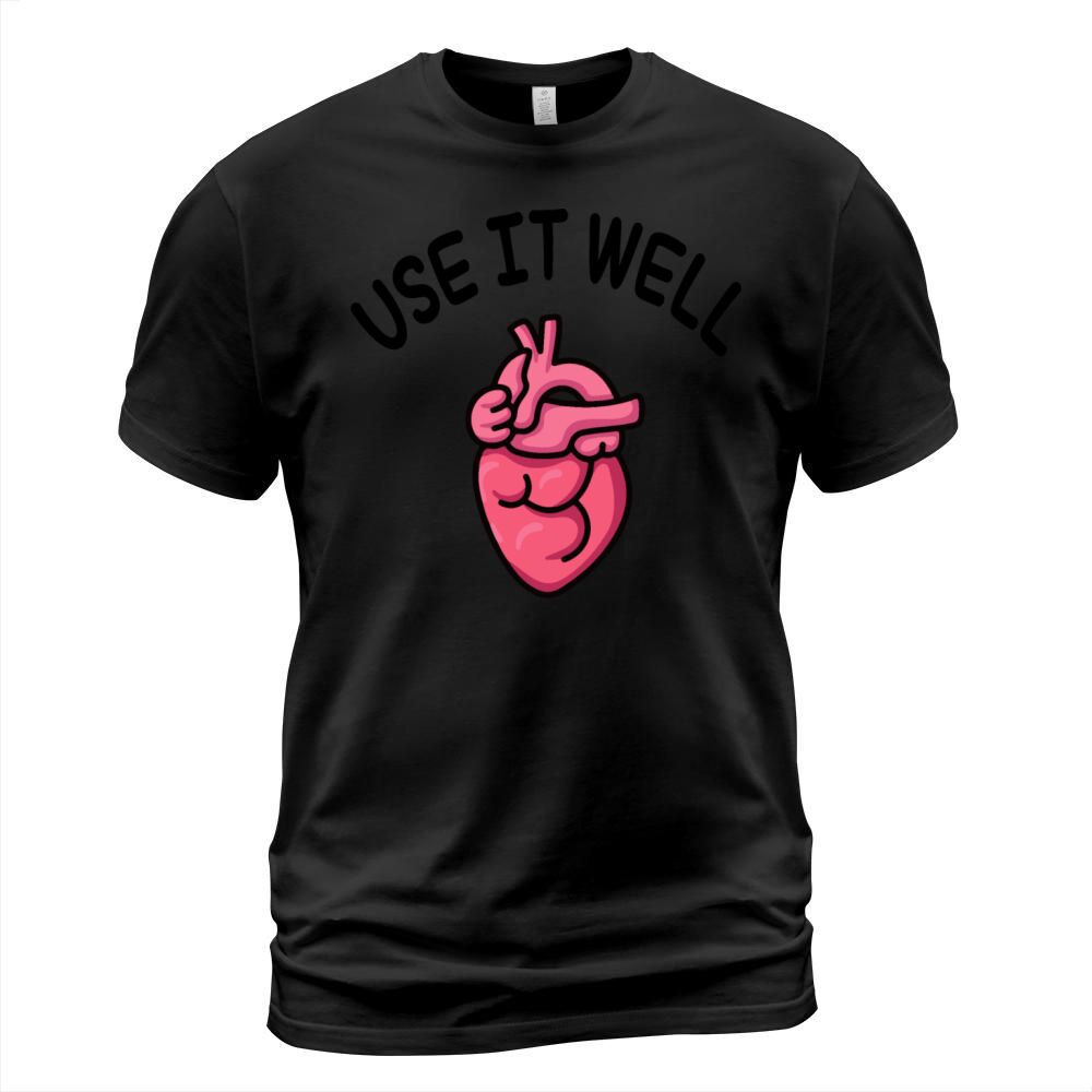 use it well heart Men's T-Shirt