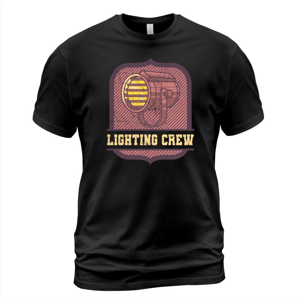 Lighting Crew Retro Light Tech Stage Crew Gifts T-Shirt Unisex