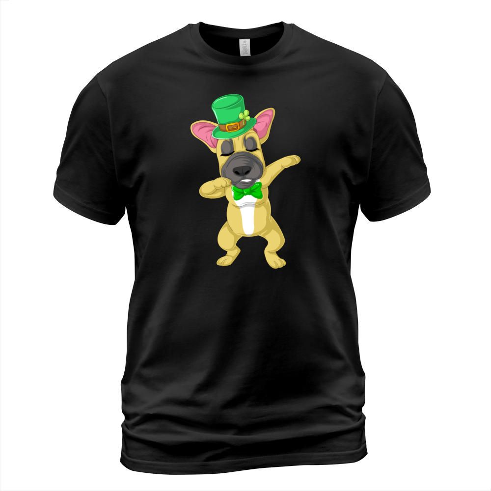 dabbing french bulldog St. Patrick's Day Men's T-Shirt