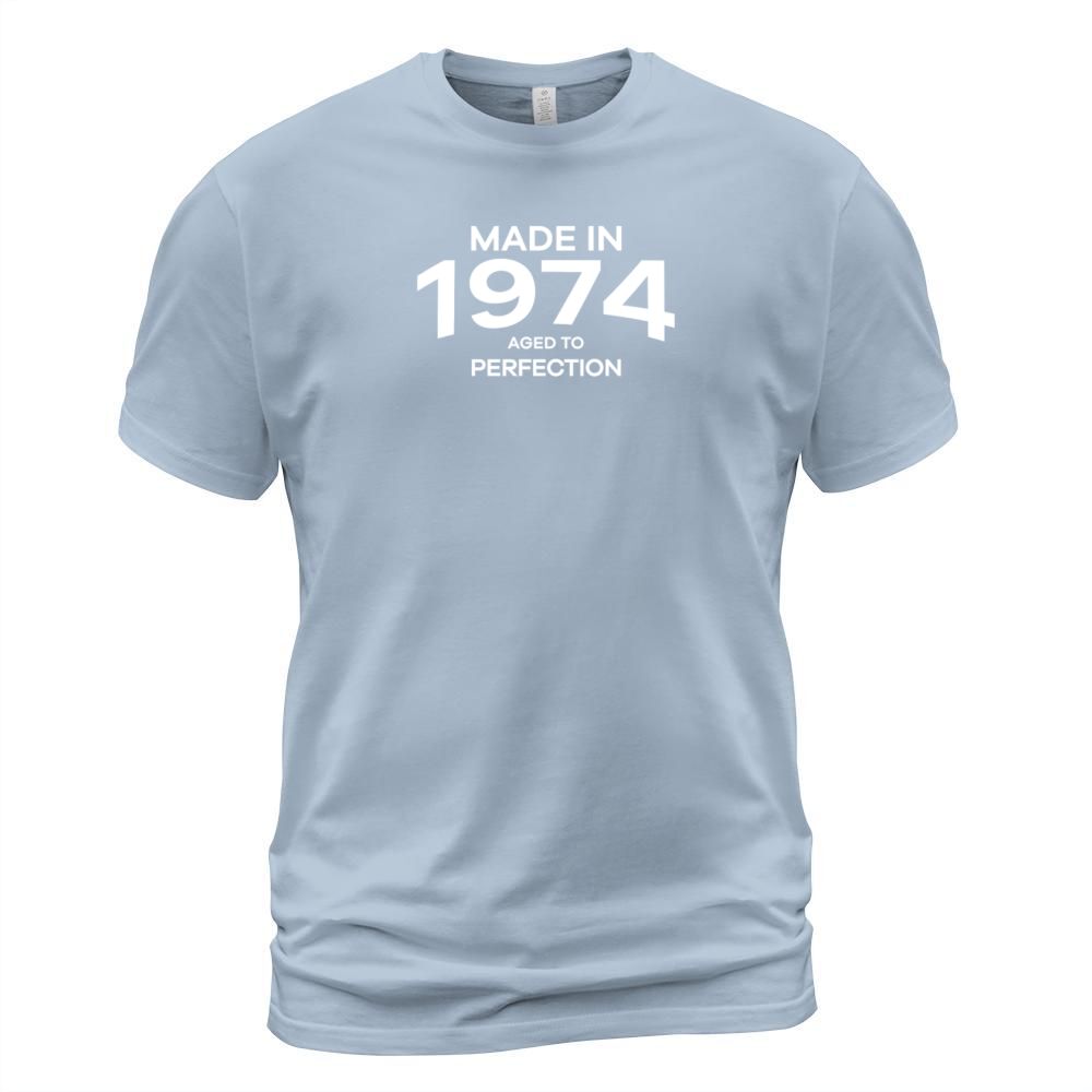 Made In 1974 Aged To Perfection Funny Birthday Men's T-Shirt